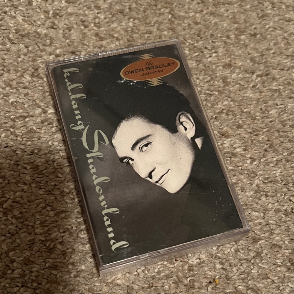 K.d. Lang Shadowland Cassette Tape